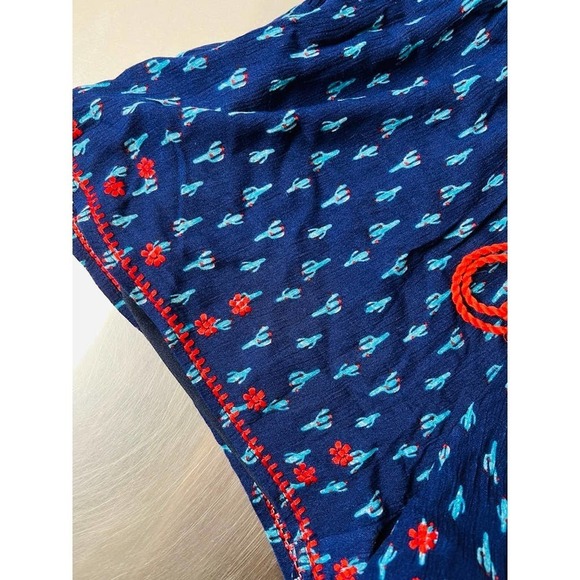 Blue Rain Patterned Shorts - Picture 2 of 7